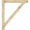 Ekena Millwork Traditional Block Rough Sawn Bracket, Douglas Fir, 4"W x 42"D x 48"H BKT04X42X48TRA05RDF - alternate 3